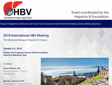 Tablet Screenshot of hbvmeeting.org